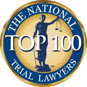 The National Trial Lawyers Top 100 badge